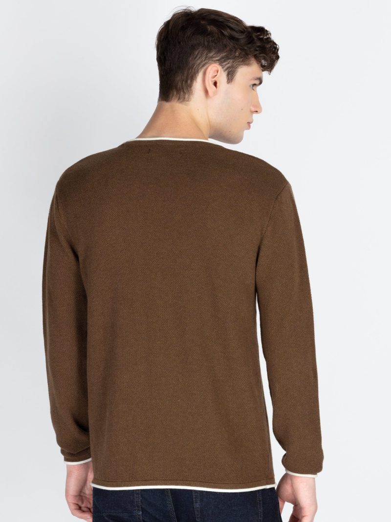 Mens Textured Sweater