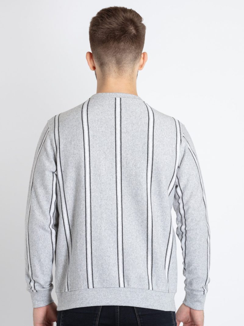 Mens All Over Printed Round Neck Sweatshirt