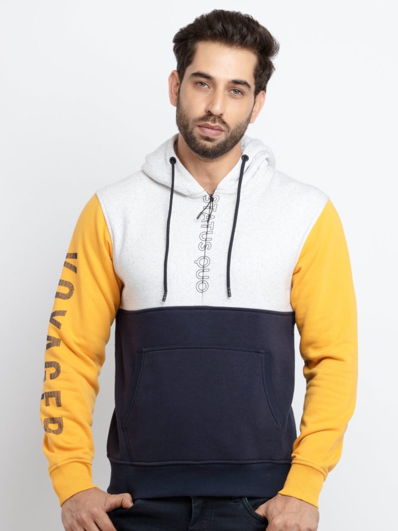 Mens Mix & Match Hooded Sweatshirt
