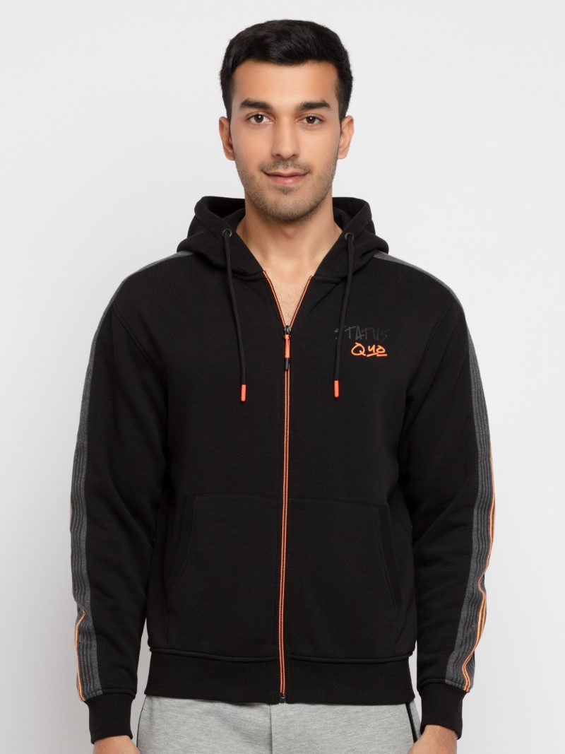 Mens Hooded Zipper Sweatshirt