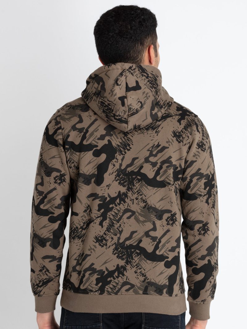 Mens All Over Print Sweatshirt With Hoodie
