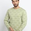 Mens All Over Printed Round Neck Sweatshirt