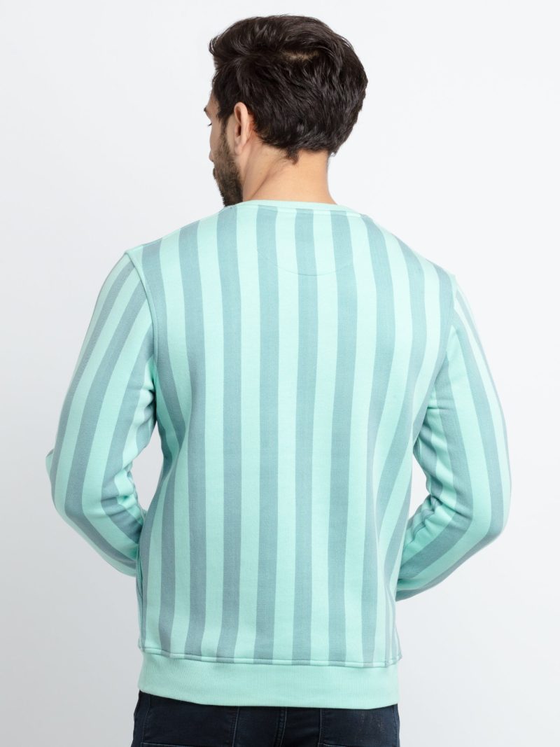 Mens All Over Printed Round Neck Sweatshirt