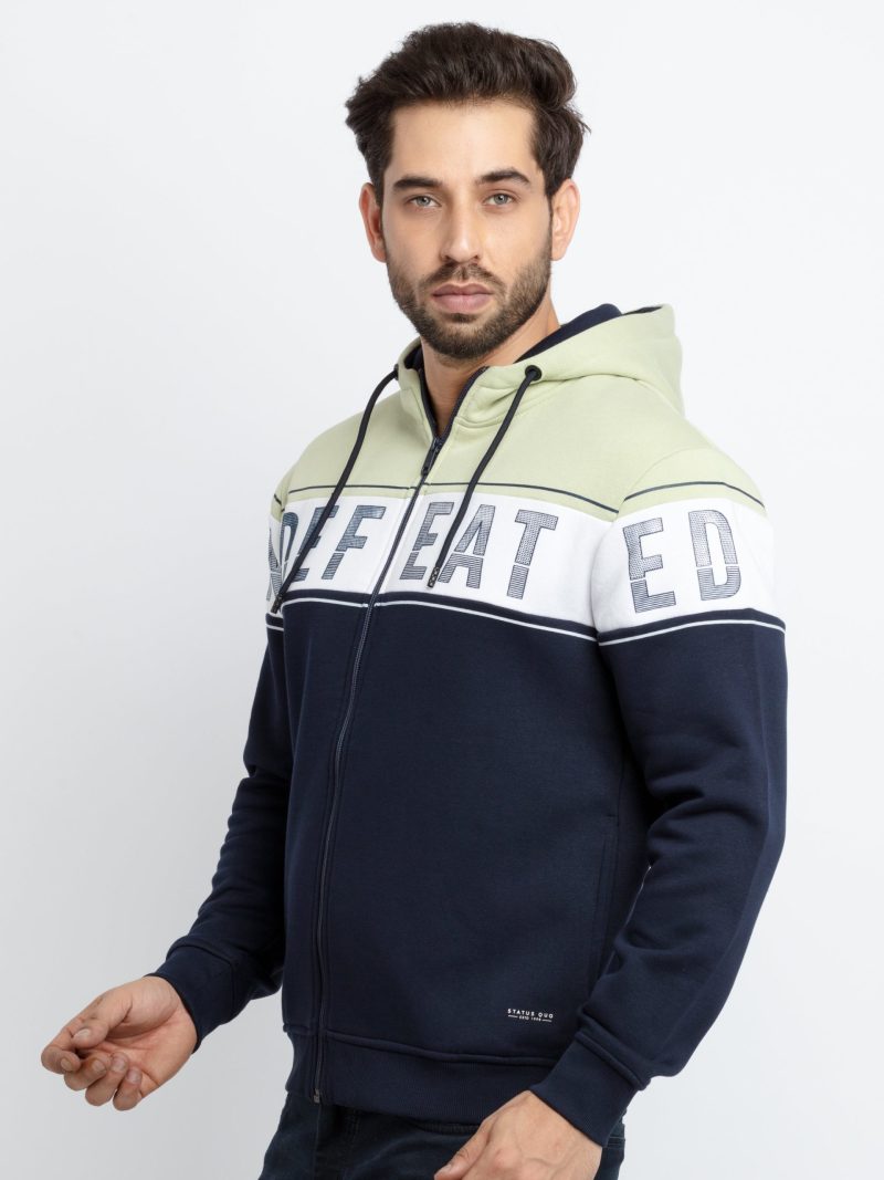 Mens Cut & Sew Hooded Sweatshirt
