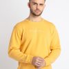 Mens Solid Round Neck Sweatshirt