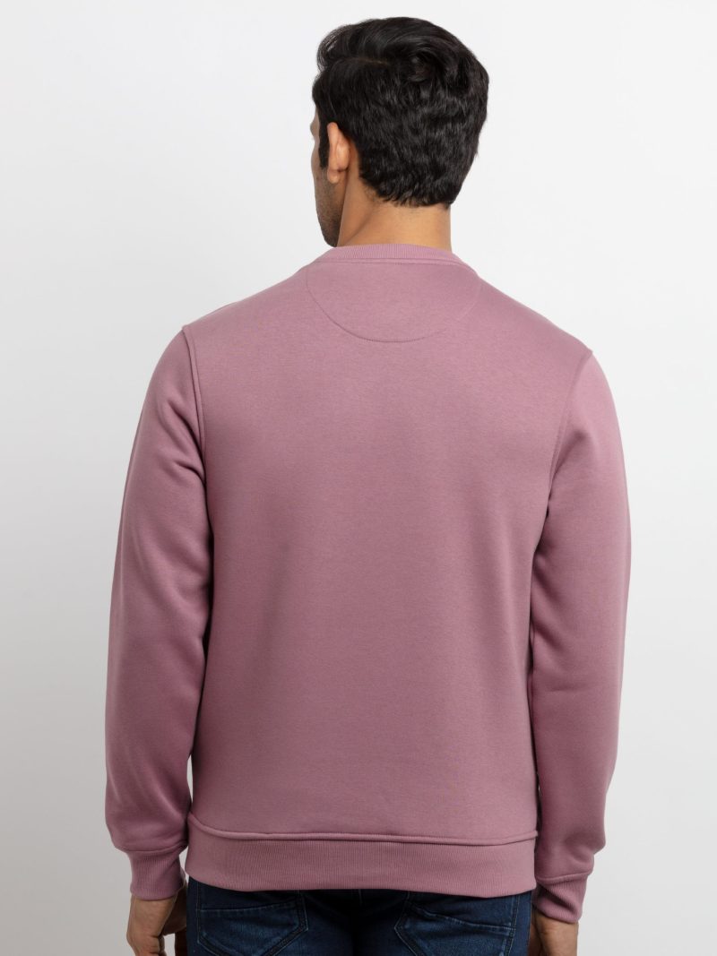 Mens Printed Round Neck Sweatshirt