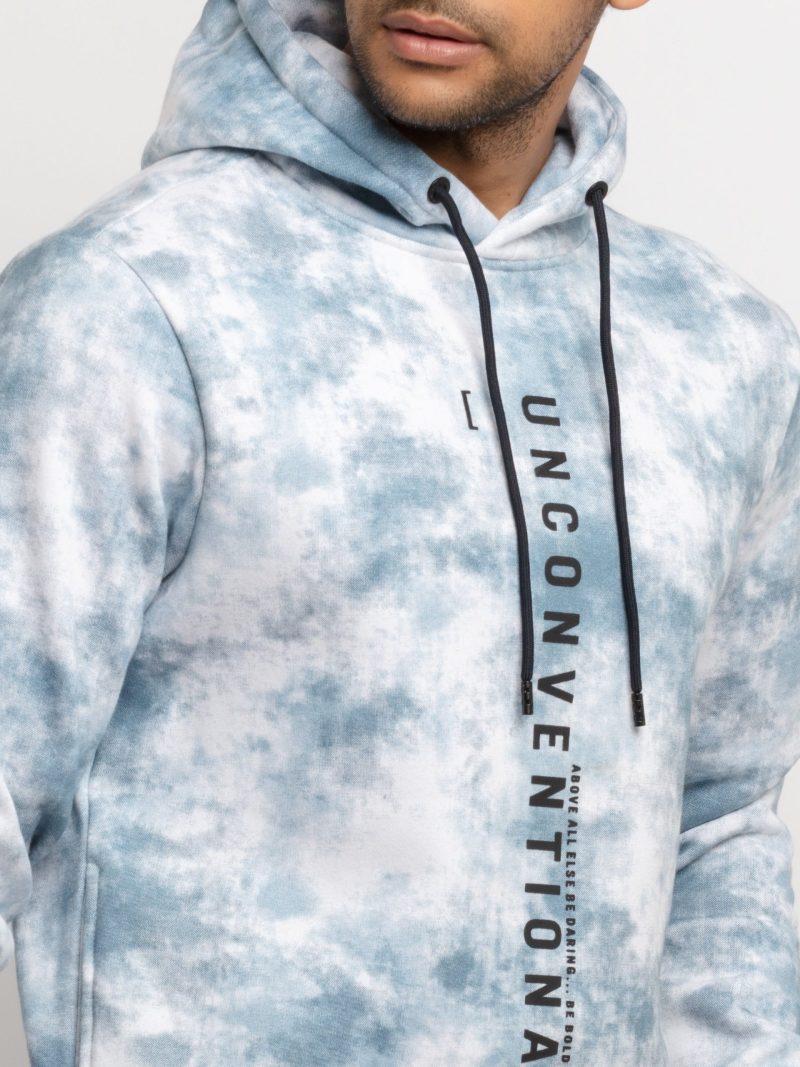 Status Quo Mens All Over Printed Hooded Sweatshirt