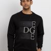 Mens Printed Round Neck Sweatshirt