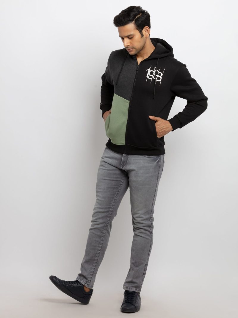 Mens Mix & Match Hooded Sweatshirt