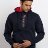 Mens Printed Hooded Sweatshirt