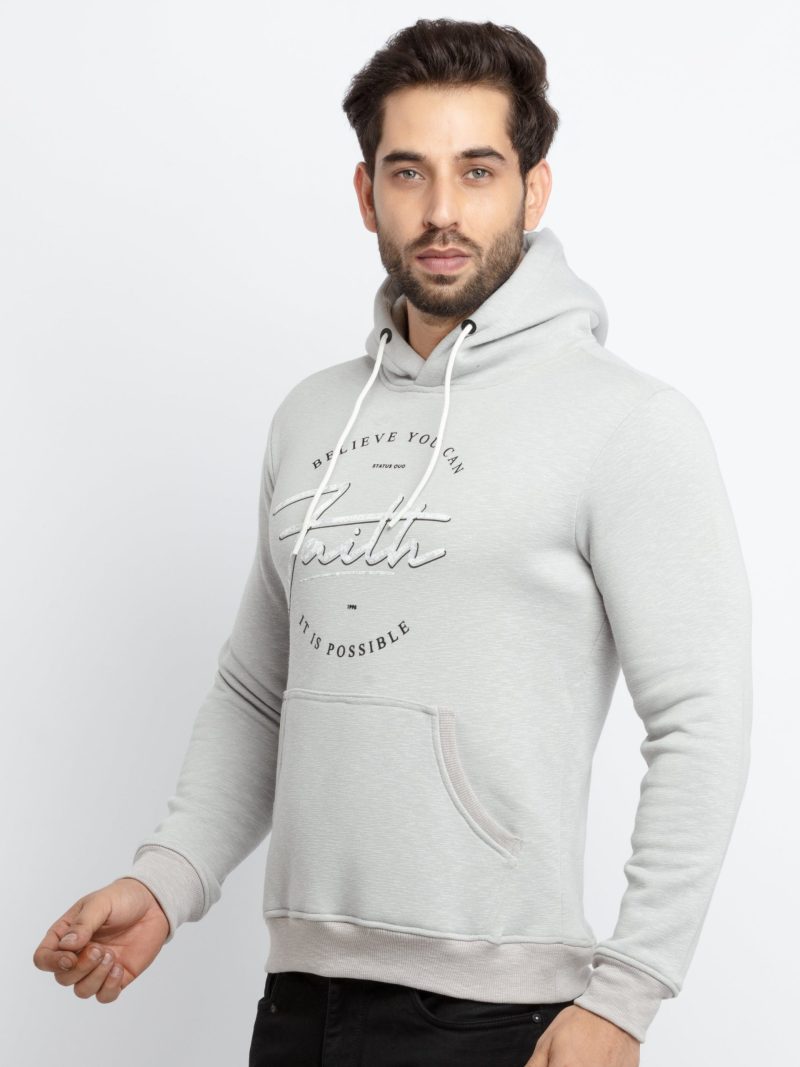 Status Quo Mens Printed Hooded Sweatshirt