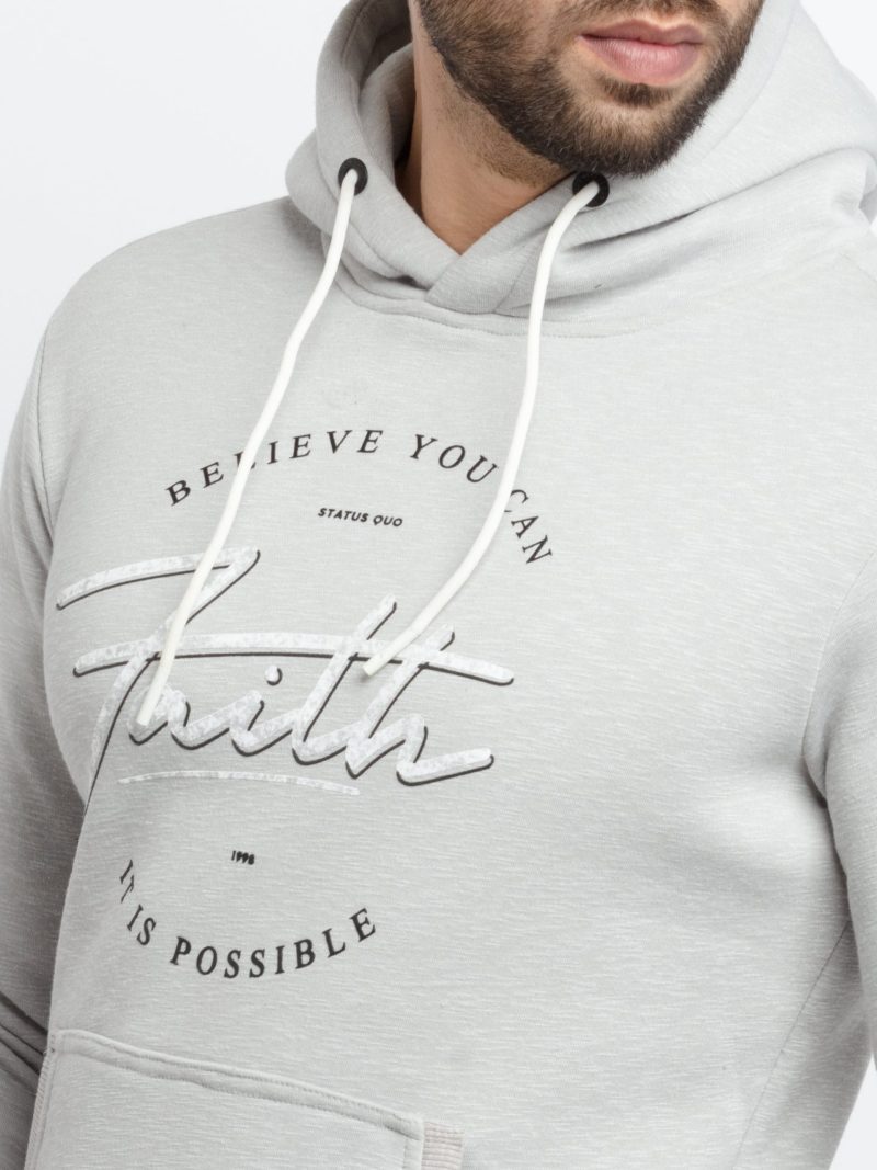 Status Quo Mens Printed Hooded Sweatshirt