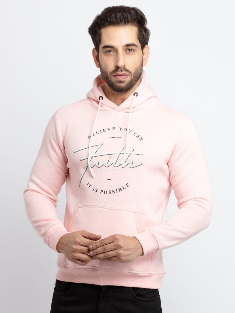Status Quo Mens Printed Hooded Sweatshirt