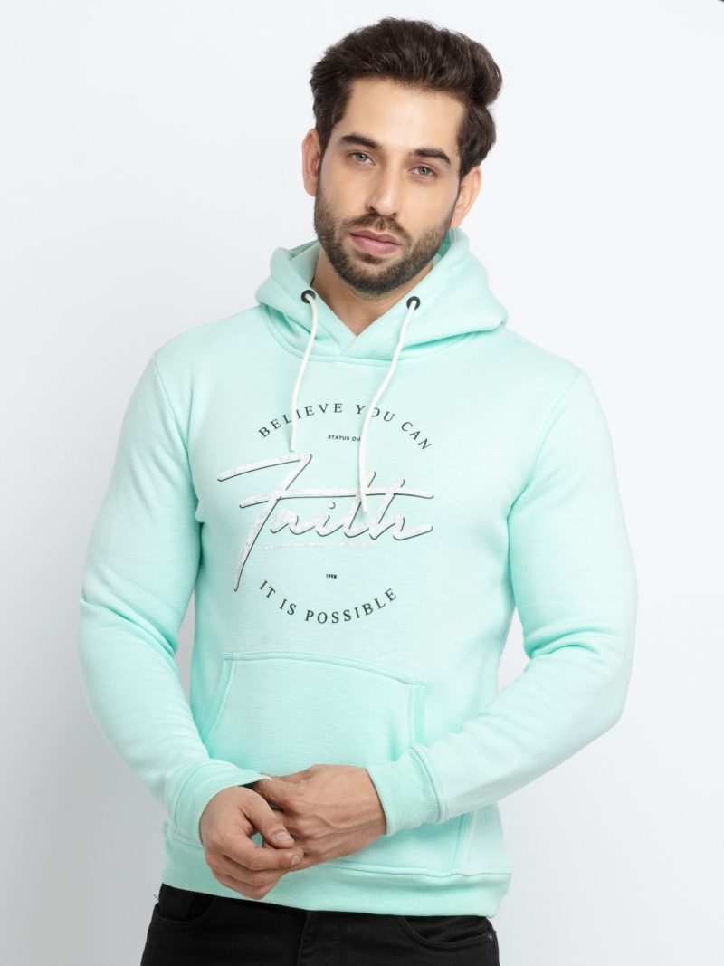 Status Quo Mens Printed Hooded Sweatshirt