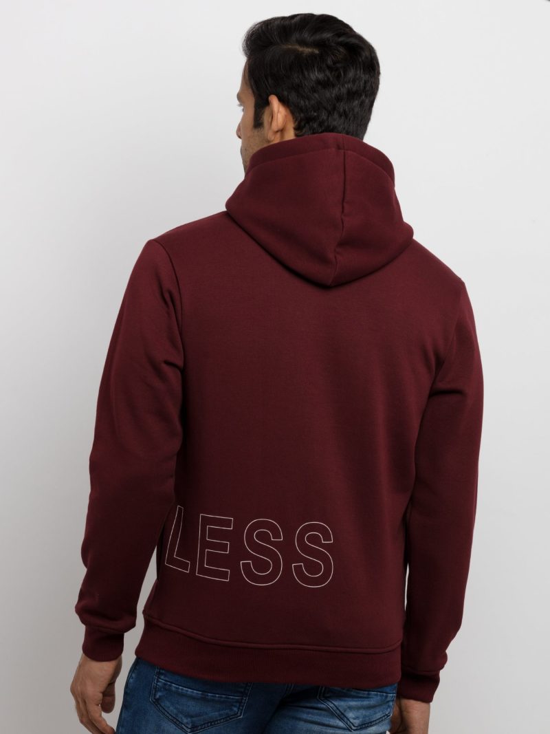 Mens Printed Hooded Sweatshirt