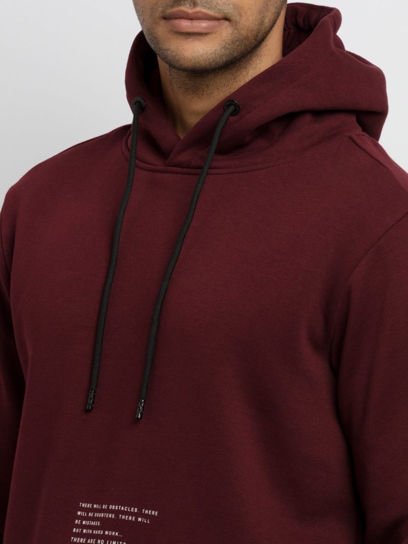 Mens Printed Hooded Sweatshirt