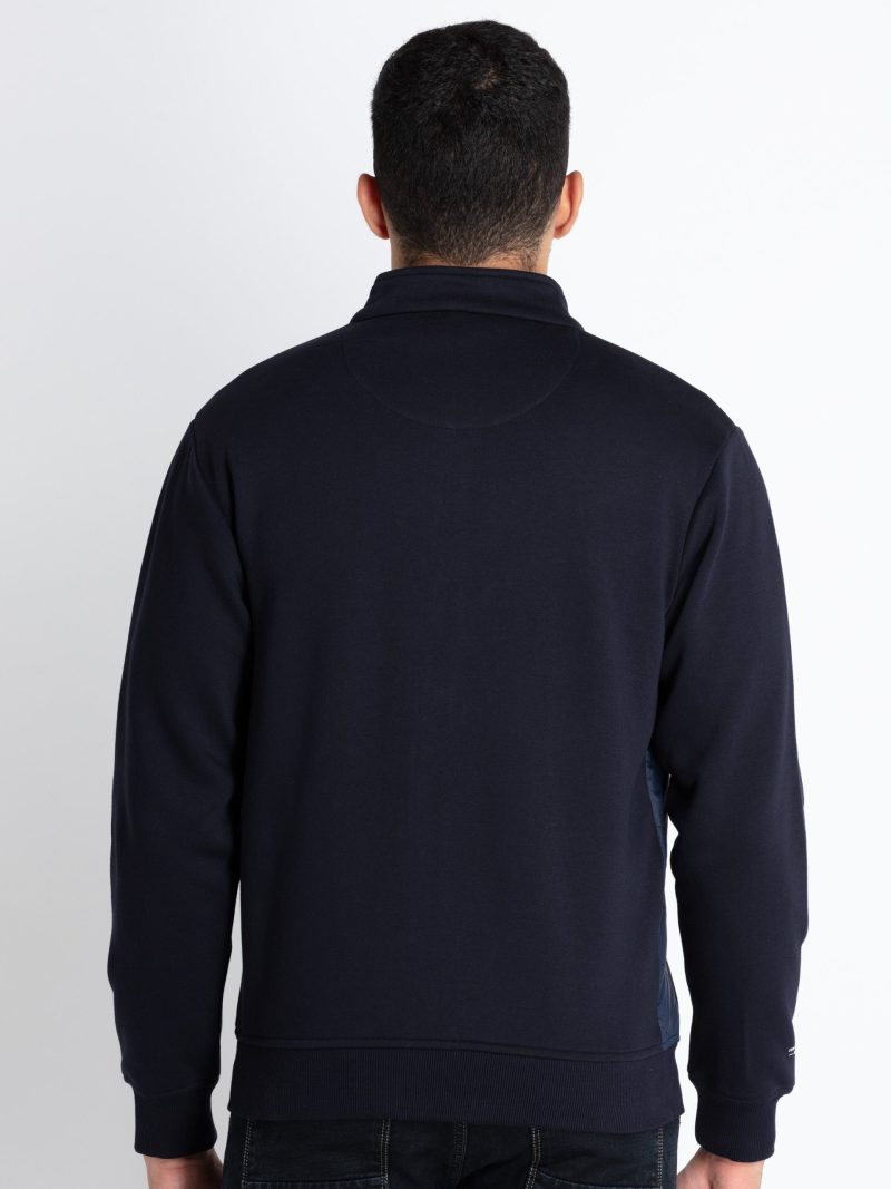 Mens Mix & Match Henley Neck Sweatshirt