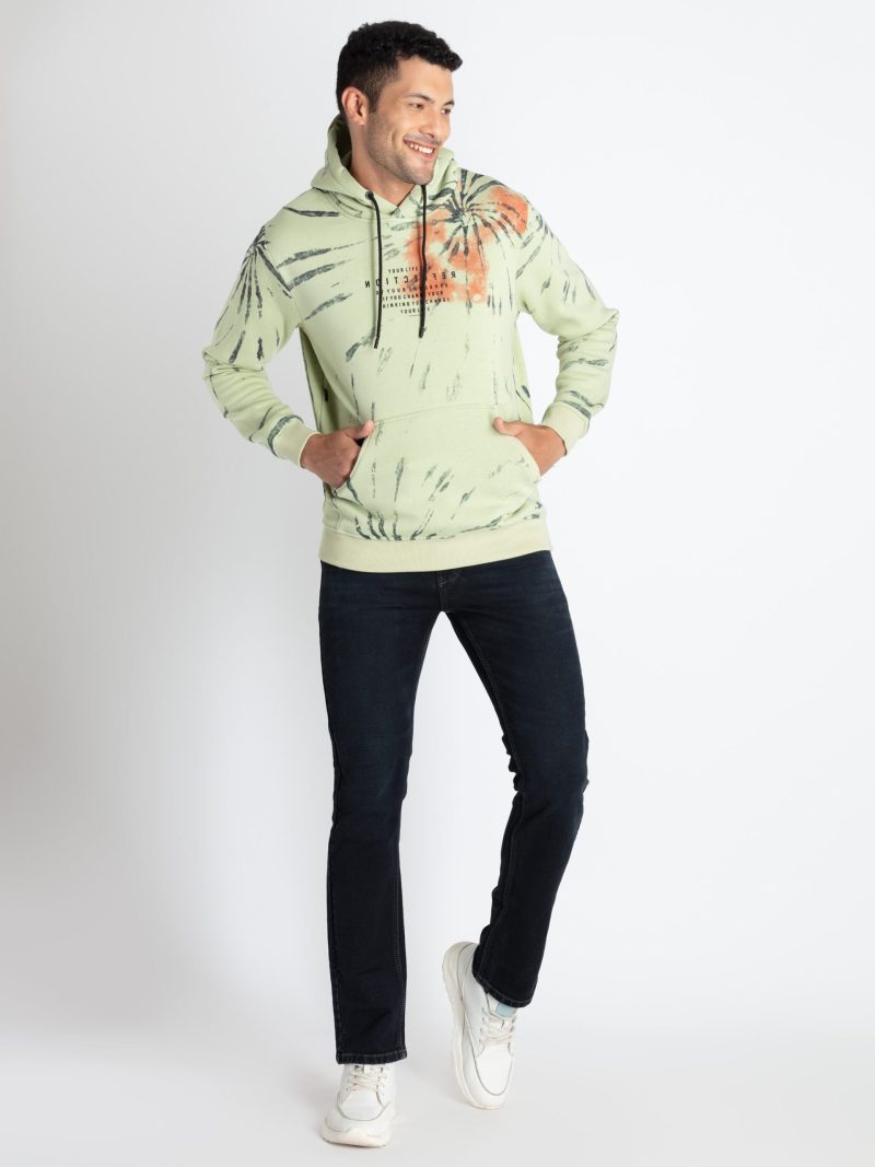 Mens All Over Print Sweatshirt With Hoodie