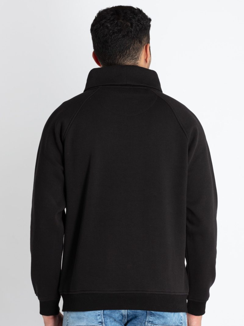 Mens Foldable Turtle Neck Sweatshirt