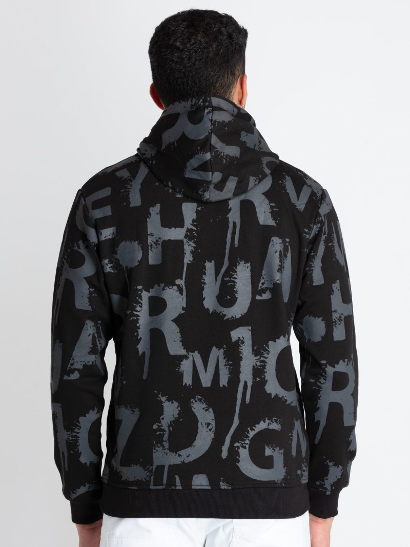 Status Quo Mens All Over Print Sweatshirt With Hoodie