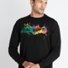 Mens Printed Round Neck Sweatshirt