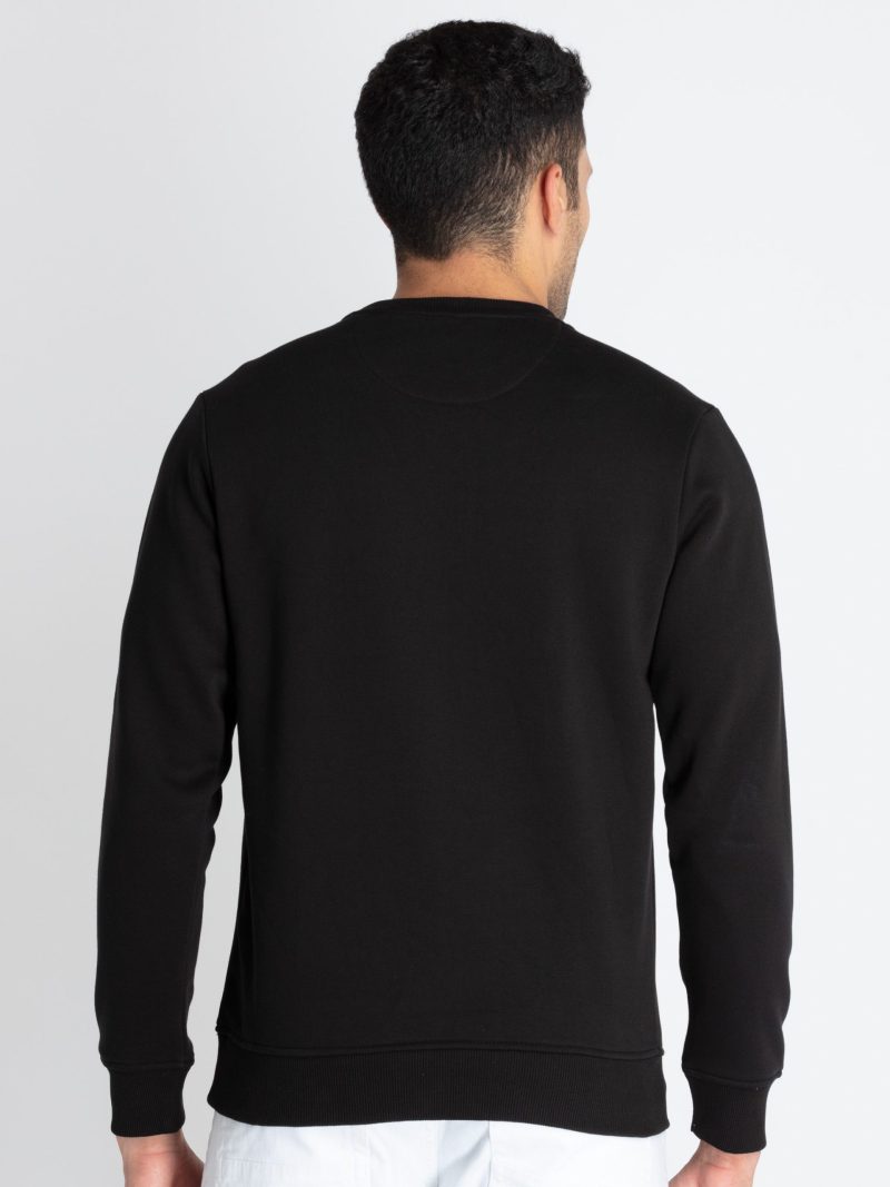 Mens Printed Round Neck Sweatshirt