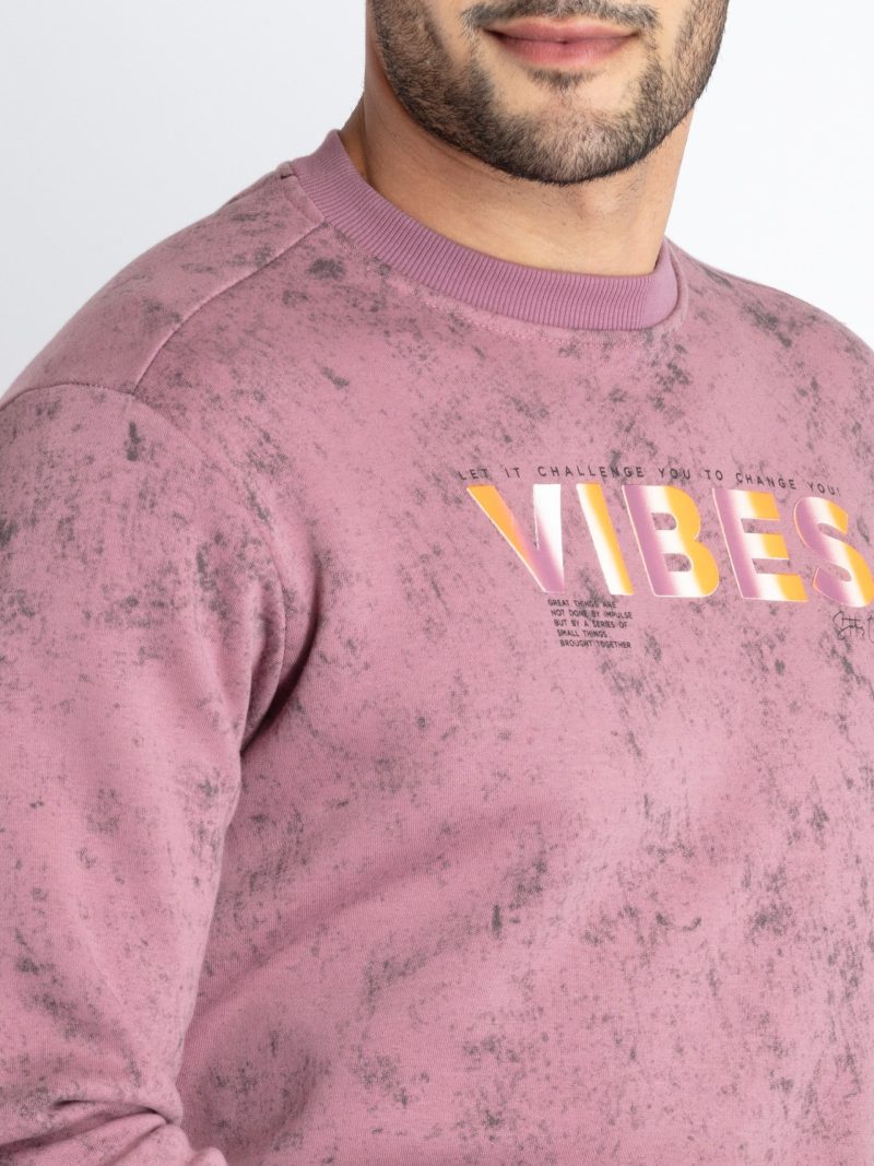 Status Quo Mens Printed Round Neck Sweatshirt