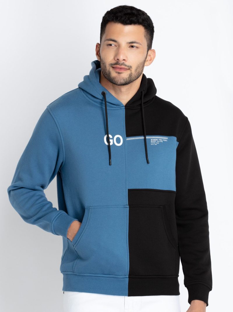 Mens Mix & Match Hooded Sweatshirt