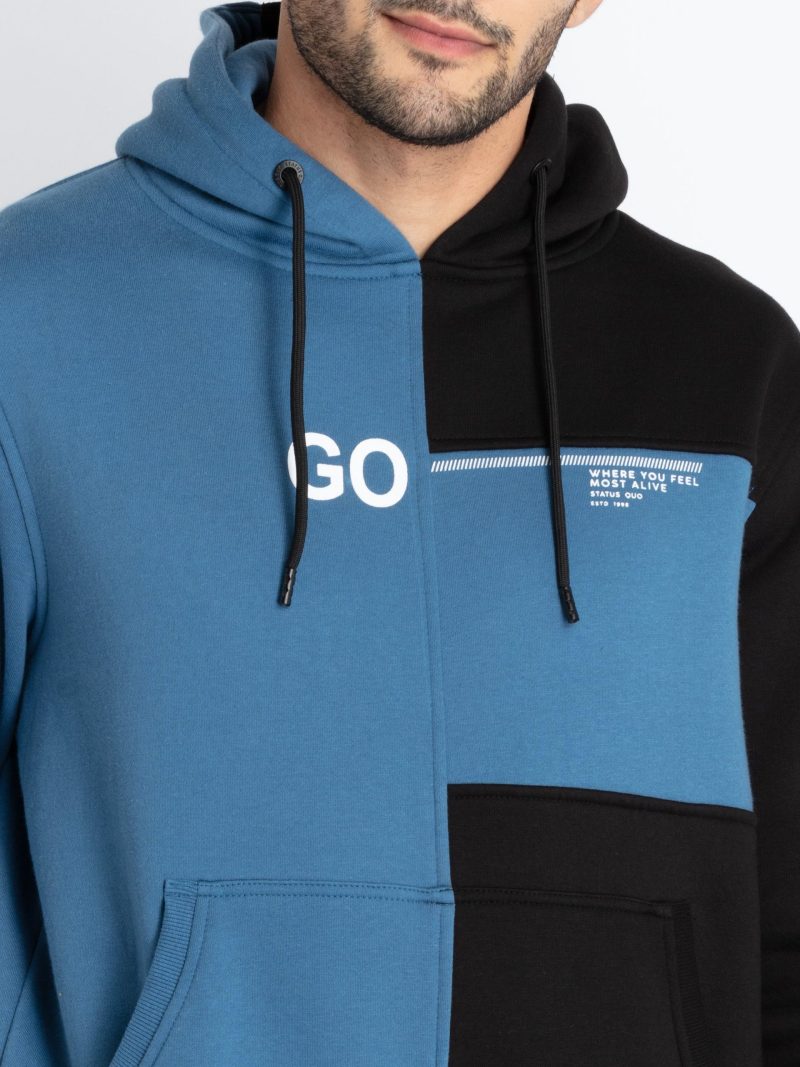 Mens Mix & Match Hooded Sweatshirt