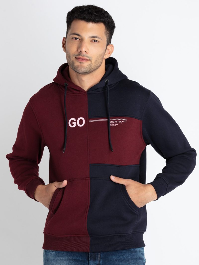 Mens Mix & Match Hooded Sweatshirt