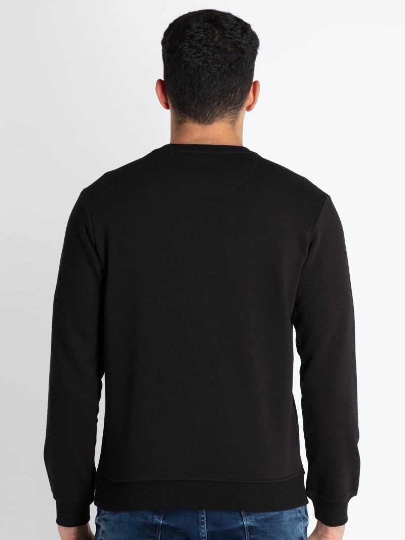 Mens Printed Round Neck Sweatshirt