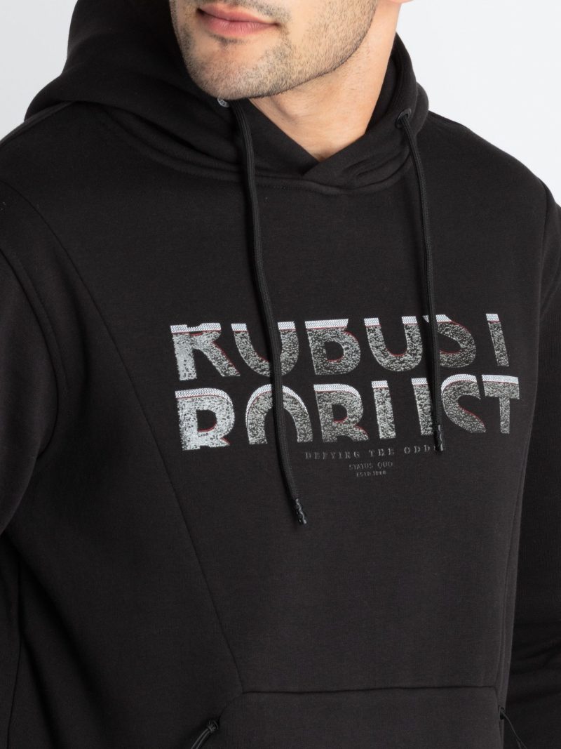 Mens Printed Sweatshirt With Hoodie