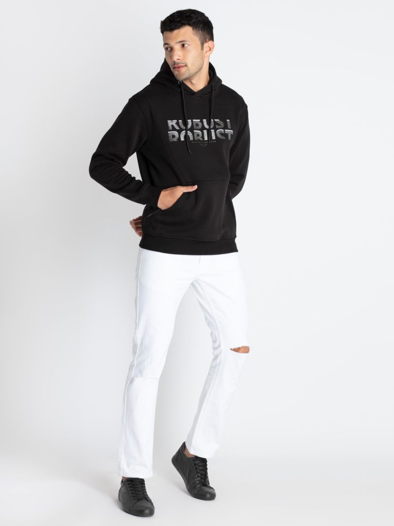 Mens Printed Sweatshirt With Hoodie