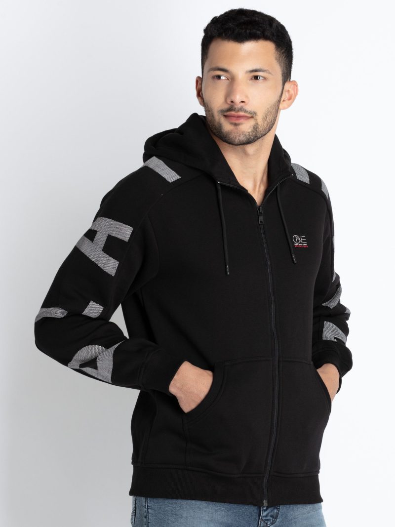 Status Quo Mens Solid Hooded Sweatshirt
