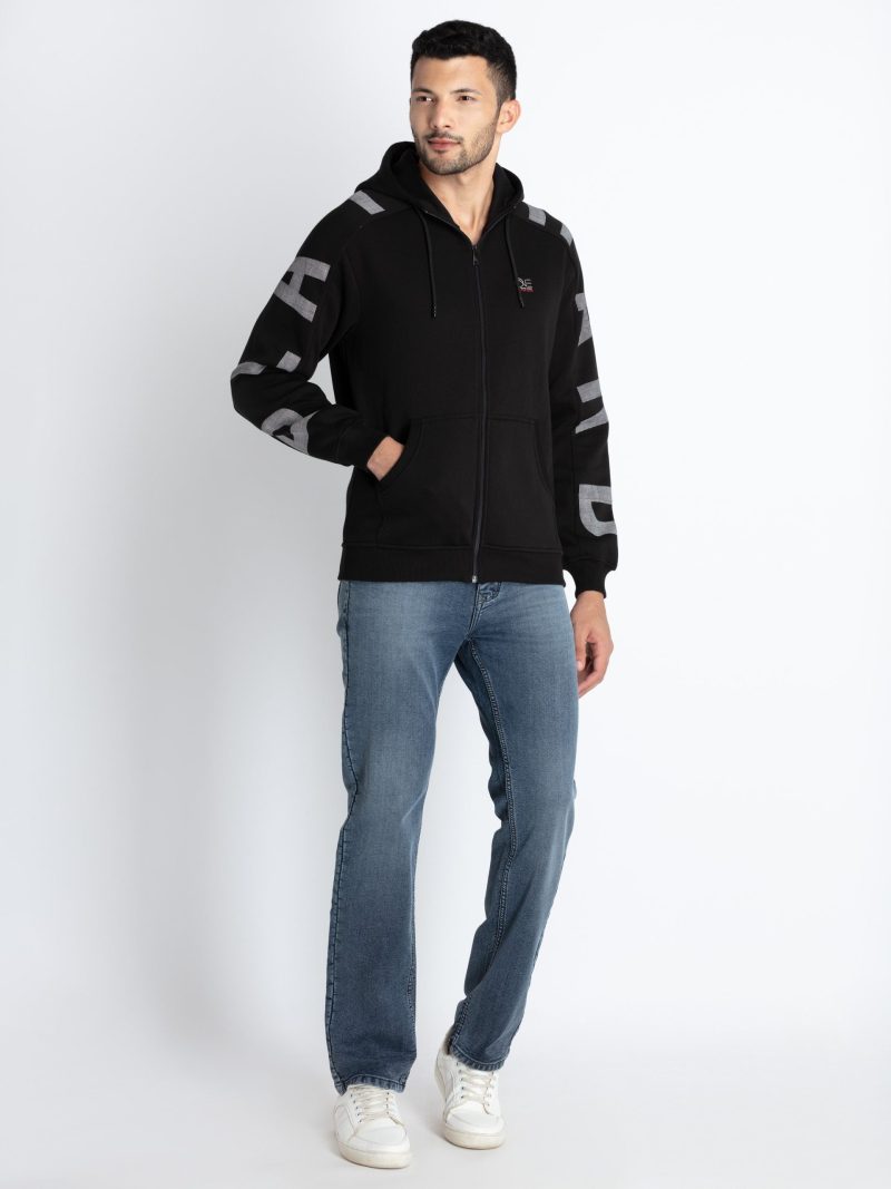 Status Quo Mens Solid Hooded Sweatshirt