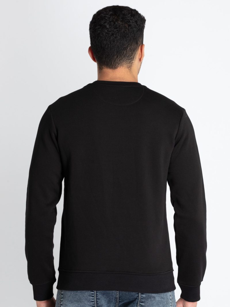 Mens Printed Round Neck Sweatshirt