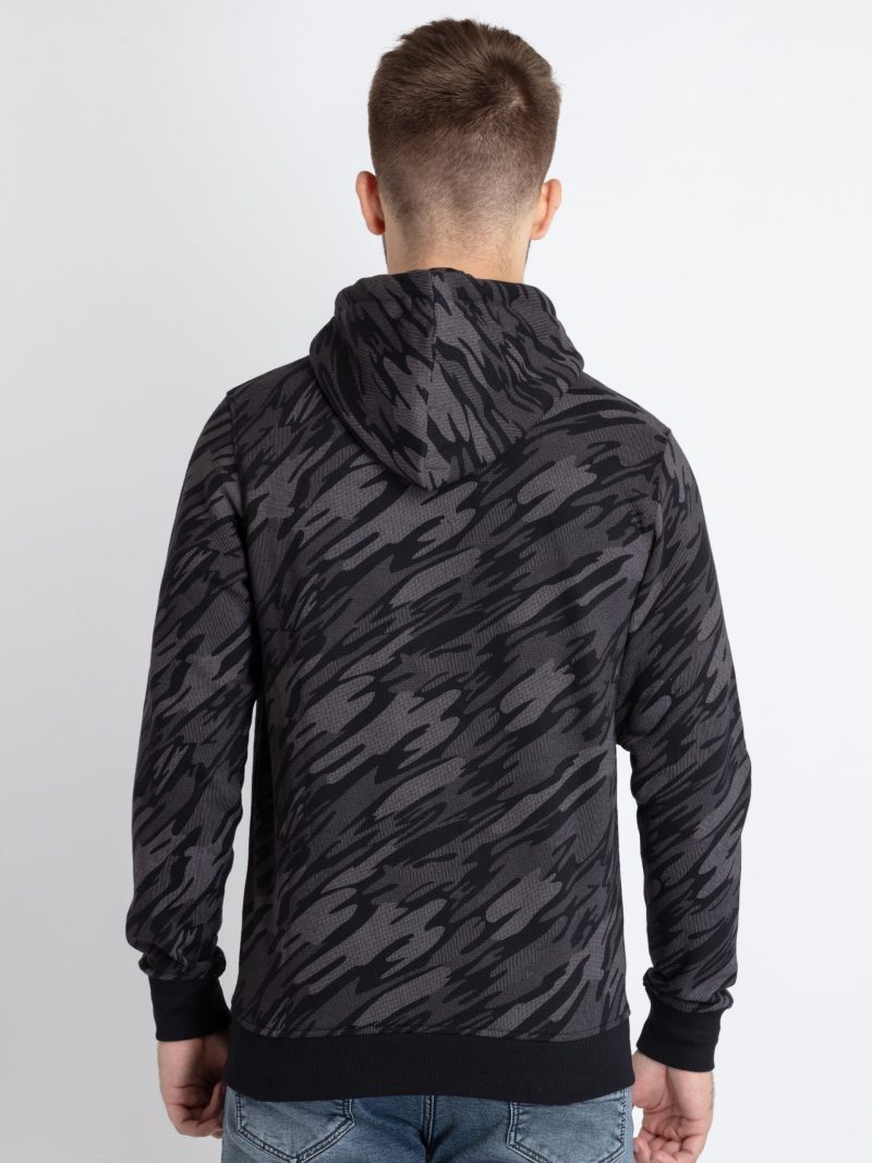 Mens All Over Printed Hooded Sweatshirt