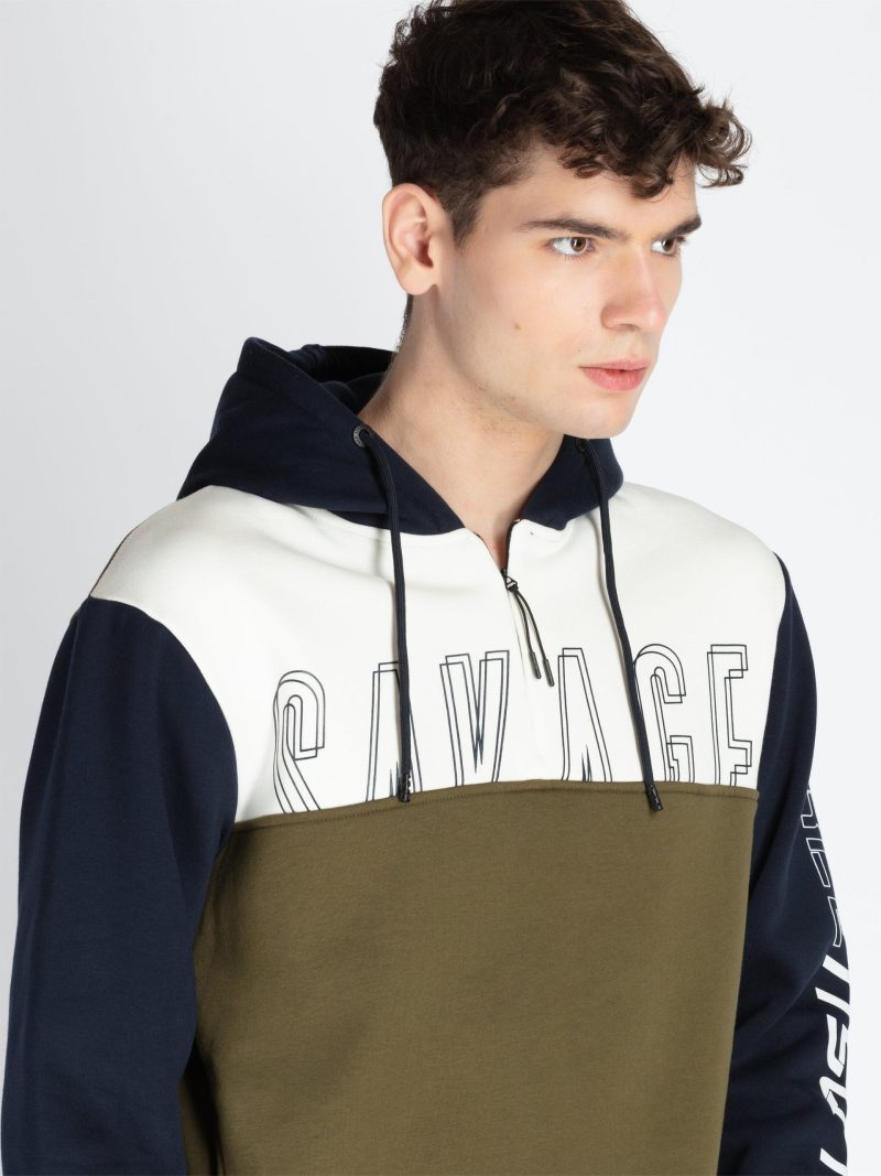 Mens Mix & Match Hooded Sweatshirt
