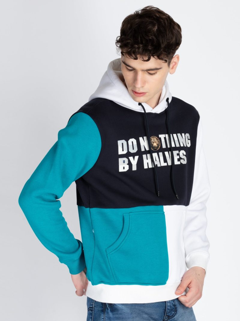 Mens Mix & Match Hooded Sweatshirt