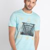 Mens All Over Printed Round Neck T-Shirt