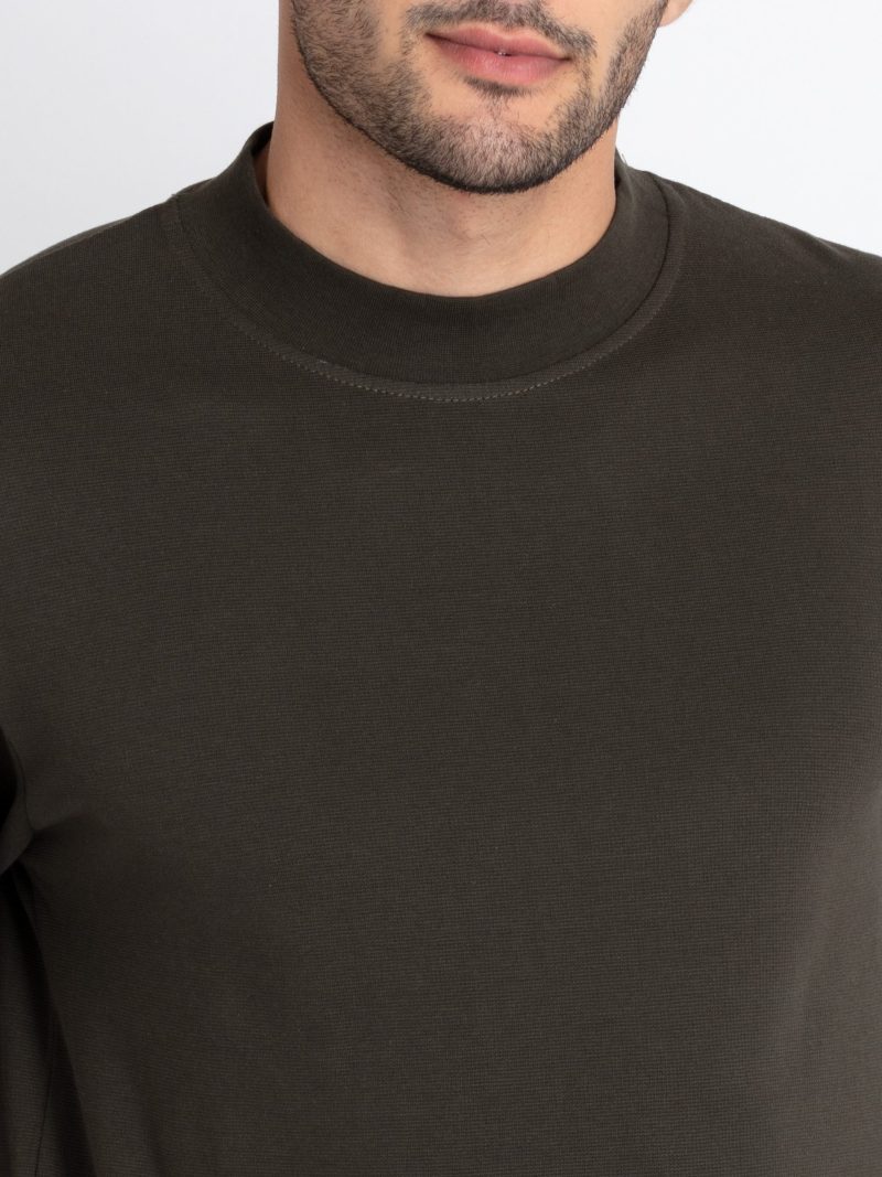 Status Quo Mens Solid Round Neck T-Shirt