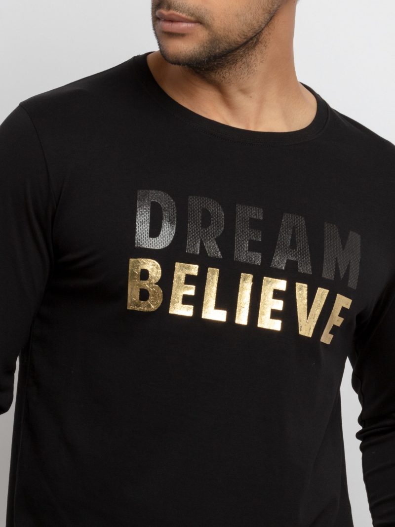 Mens Printed Full Sleeves T-Shirt