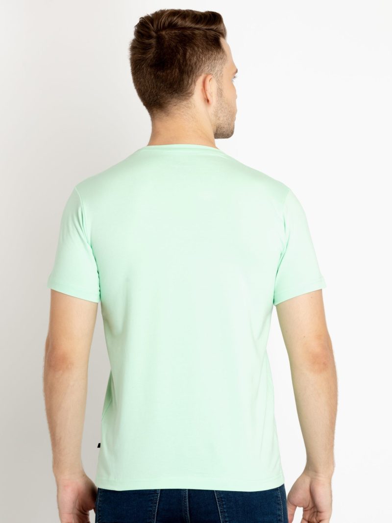 Mens Printed Round Neck T-Shirt