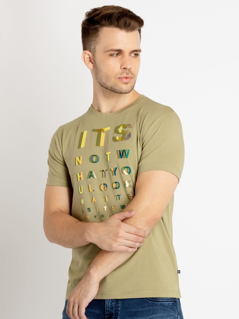 Mens Printed Round Neck T-Shirts