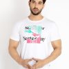 Mens Printed Round Neck T-Shirt