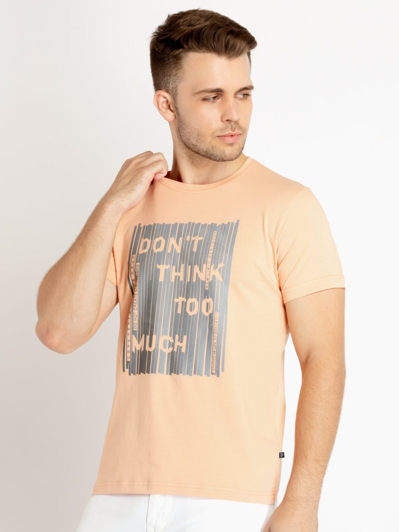 Mens Printed Round Neck T-Shirts