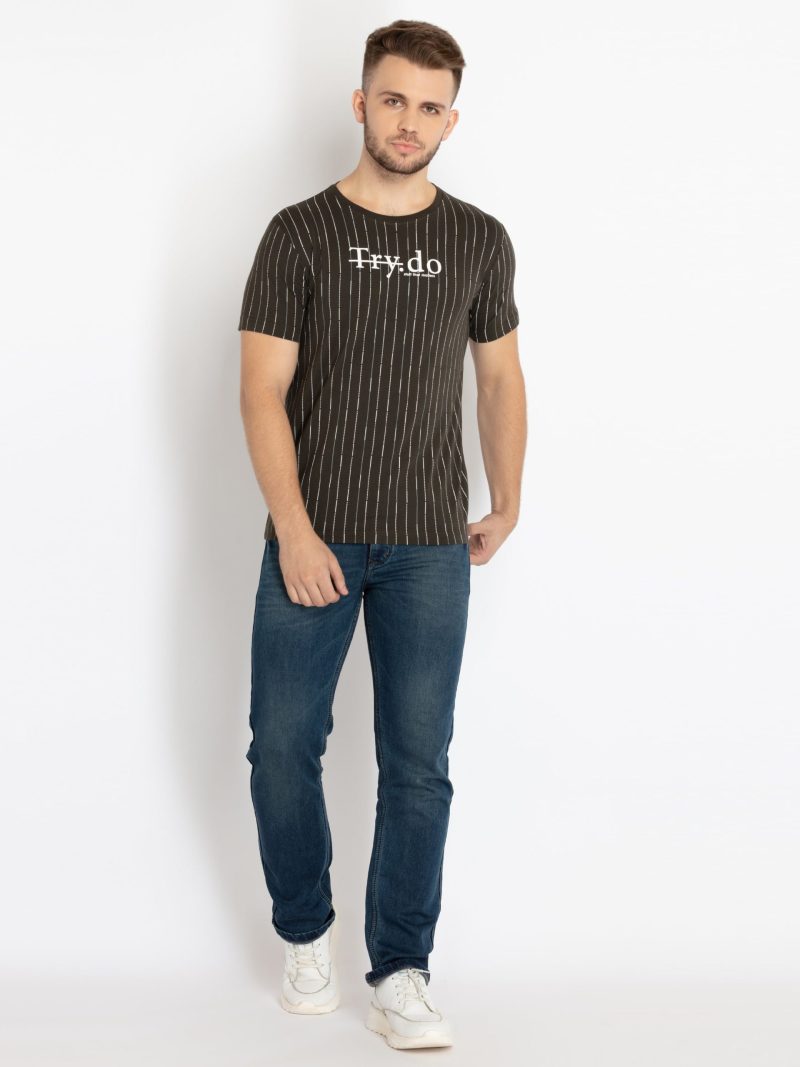 Status Quo Mens Printed Round Neck T-Shirt