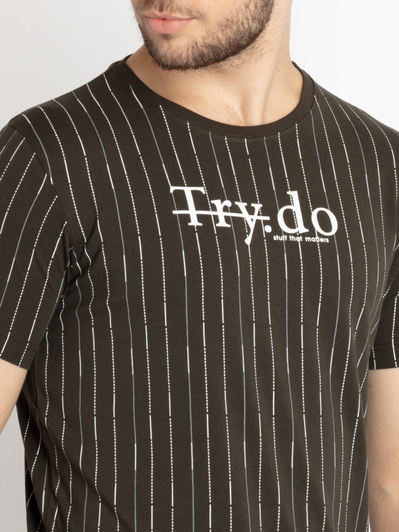 Status Quo Mens Printed Round Neck T-Shirt