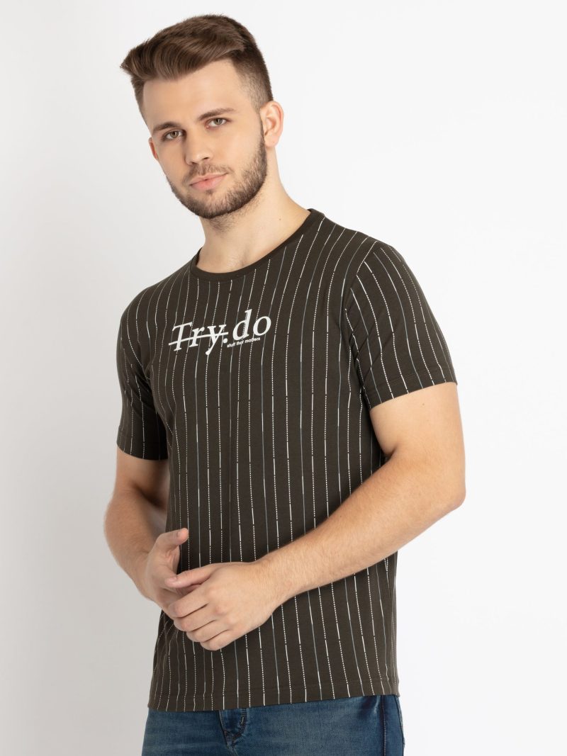 Status Quo Mens Printed Round Neck T-Shirt