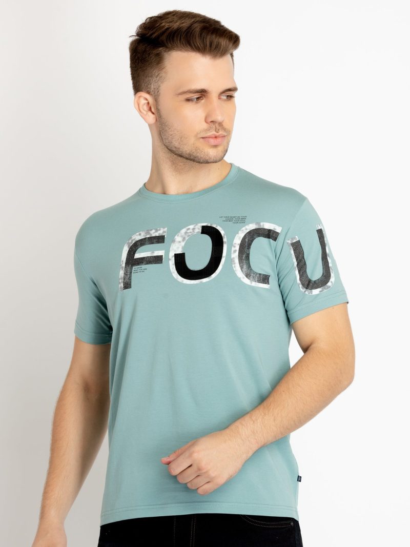 Mens Printed Round Neck T-Shirts